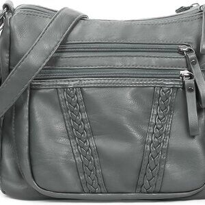 Crossbody Bag for Women with Tassel Ladies Soft PU leather Purses and Handbag Po